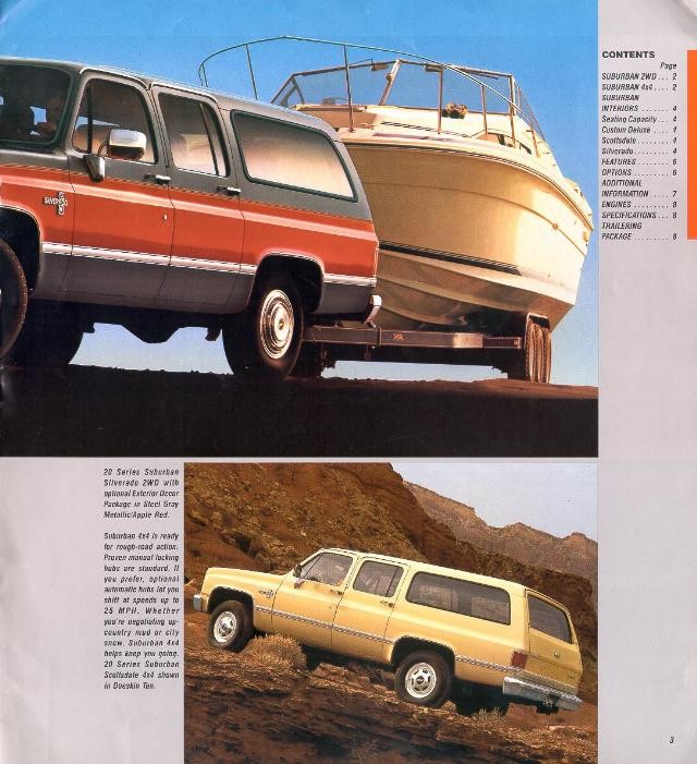 1985 Chevrolet Suburban Brochure Page 6